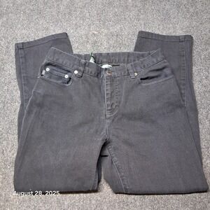 Lauren Jeans Co. Ralph Lauren LRL Size 6 Black Straight Leg Regular Fit